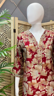 Women’s Floral Cotton Kurti