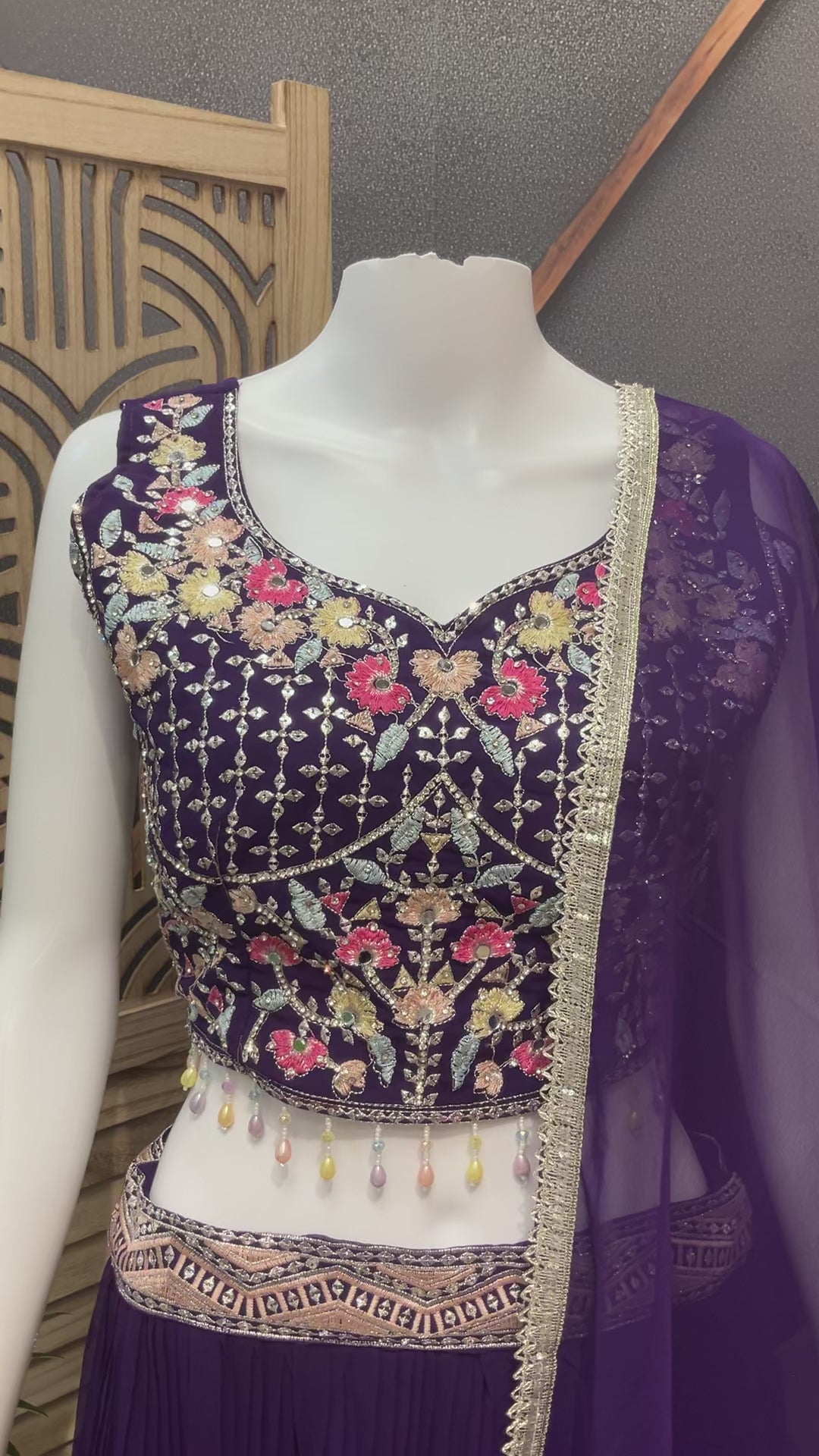 Celebration Chic: Vibrant Lehenga Set for Festive Moments