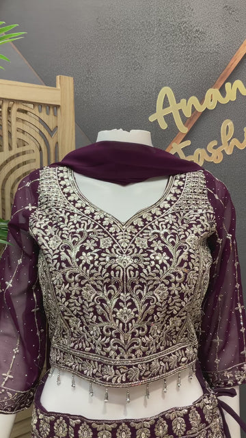 Party Wear Georgette Lehenga sets- Size 36/38