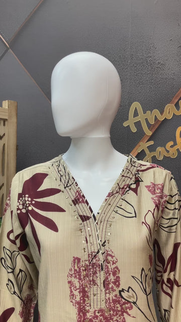 Floral Cotton Kurti