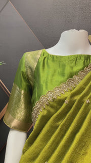 Purple Half Saree/ Lehenga set